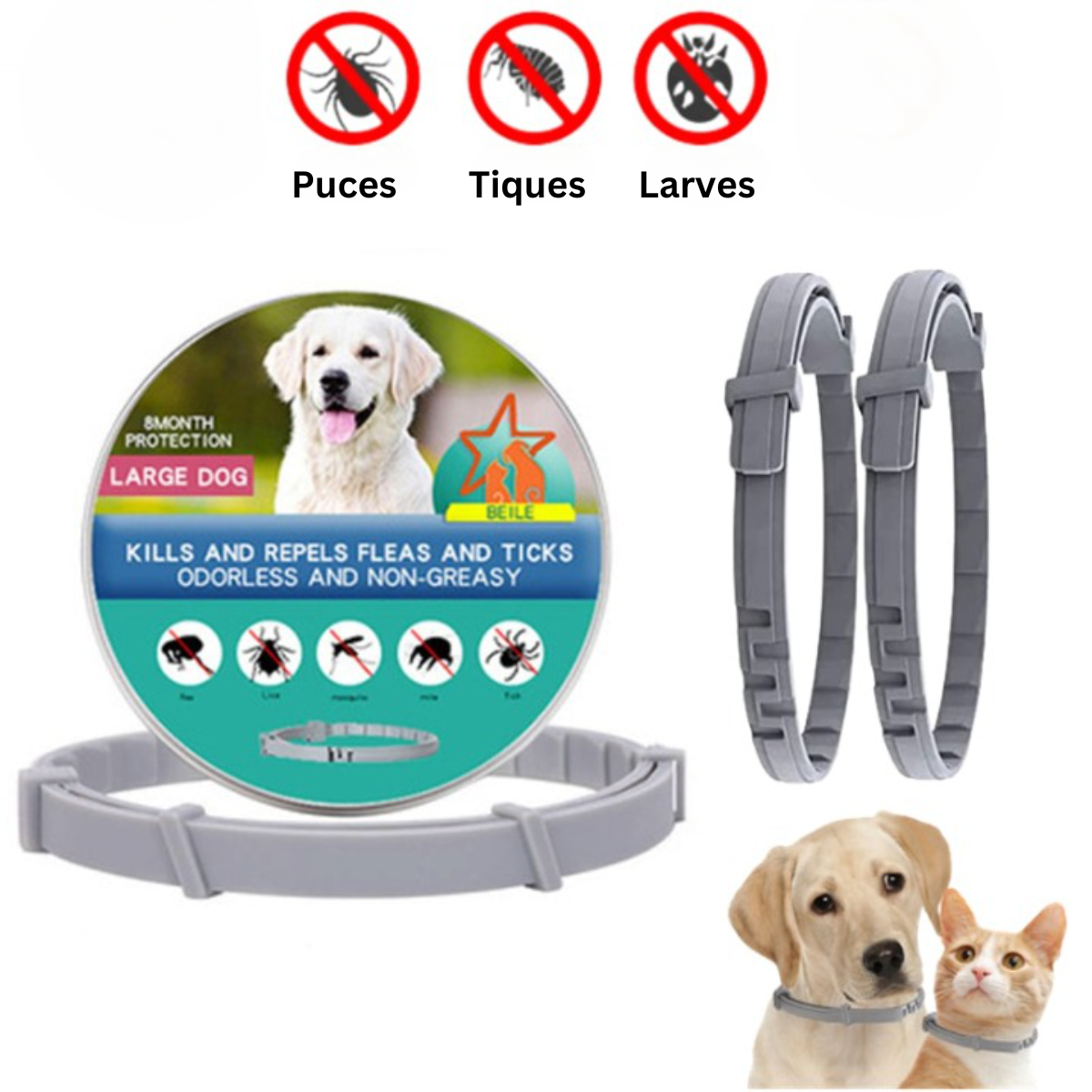 COLLIERS ANTI PUCES CHIENS | VitalCanin